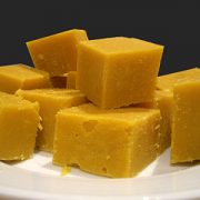 BESAN Traditional Indian sweet made of nutritional chick pea flour