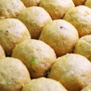 BESAN LADDU Take a crumbly mouthful of one of India's most popular sweet