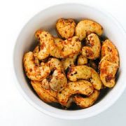 Spicy fried cashews
