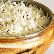 PILAU RICE Basmati rice with cumin seeds