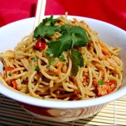 Boiled spicy noodles